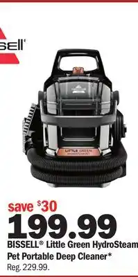 Meijer Bissell little green hydrosteam pet portable deep cleaner offer