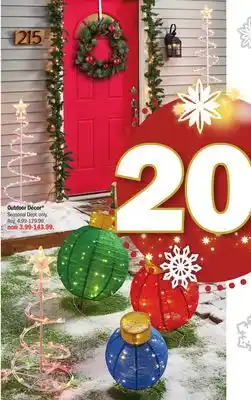 Meijer Outdoor décor offer