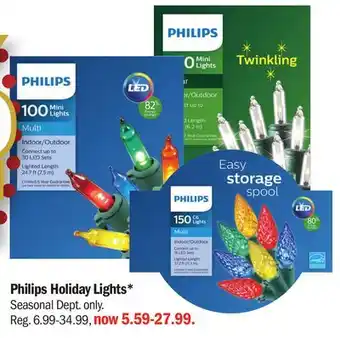 Meijer Philips holiday lights offer