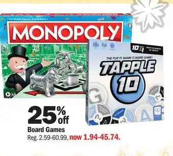 Meijer Board games offer