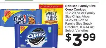 Food 4 Less Nabisco family size oreo cookies offer