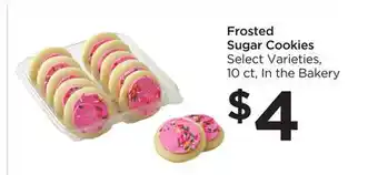 Food 4 Less Frosted sugar cookies offer