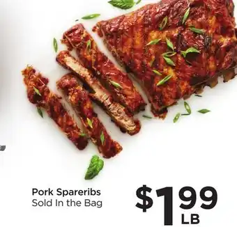 Food 4 Less Pork spareribs offer