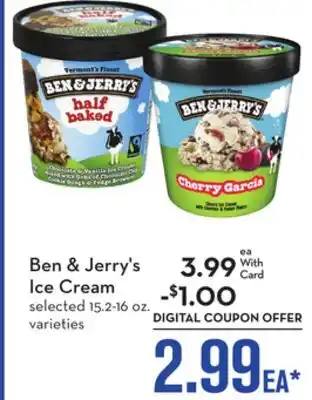 Mariano's Ben & jerry's ice cream offer