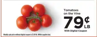 Food 4 Less Tomatoes on the vine offer