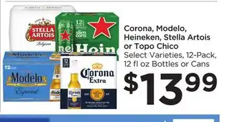 Food 4 Less Corona, modelo, heineken, stella artois or topo chico offer
