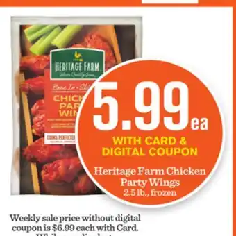 Mariano's Heritage farm chicken party wings offer
