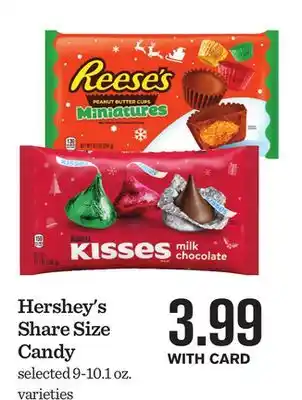 Mariano's Hershey's share size candy offer