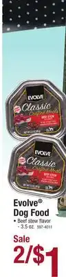 Menards Evolve classic beef stew chunks in gravy adult wet dog food - 3.5 oz offer