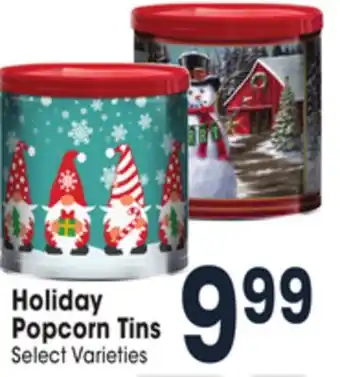 Jewel-Osco Holiday popcorn tins offer