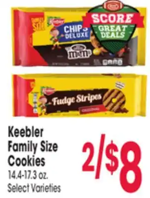 Jewel-Osco Keebler family size cookies offer