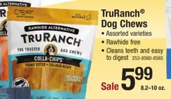 Menards Truranch rawhide alternative 9 chicken and collagen colla-rolls dog chew - 3 pack offer