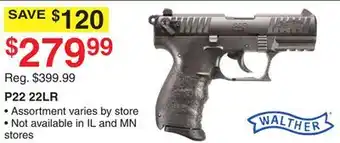 Dunham's Sports Walther p22 22lr offer