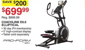 Dunham's Sports Pro-form coachlink e9.0 elliptical offer