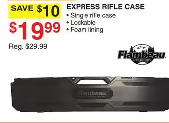 Dunham's Sports Flambeau express rifle case offer