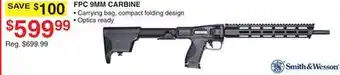 Dunham's Sports Smith&wesson fpc 9mm carbine offer