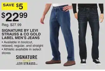 Dunham's Sports Signature by levi strauss & co gold label men's jeans offer