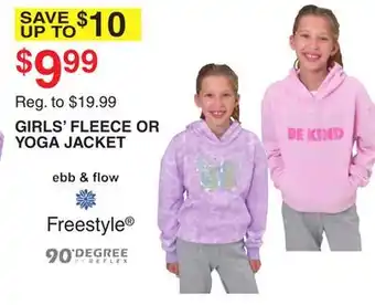 Dunham's Sports Freestyle girls' fleece or yoga jacket offer