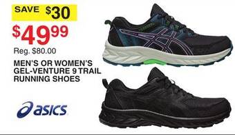 Dunham's Sports Asics gel-venture 9 trail running shoes offer