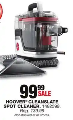 Blain's Farm & Fleet Hoover cleanslate spot cleaner offer