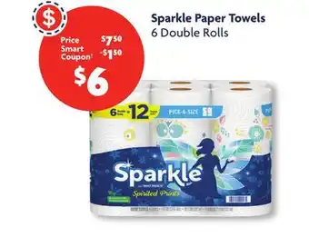 Family Dollar Sparkle paper towels offer