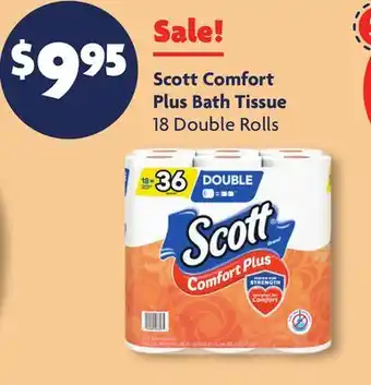 Family Dollar Scott comfort plus bath tissue offer
