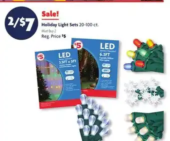 Family Dollar Holiday light sets offer