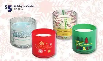 Family Dollar Holiday jar candles offer