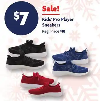 Family Dollar Kids' pro player sneakers offer