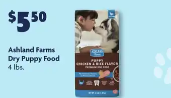 Family Dollar Ashland farms dry puppy food offer