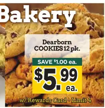 Dearborn Market Dearborn cookies offer