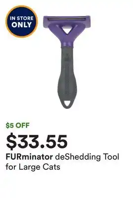 Petco Deshedding tool for large cats offer
