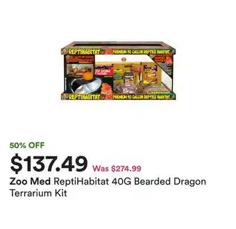 Petco Reptihabitat 40g bearded dragon terrarium kit offer