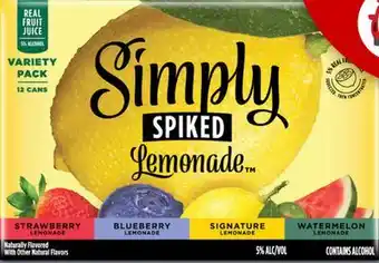 Target Simply spiked 12-pk. variety packs offer