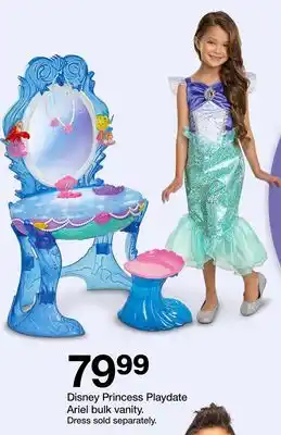 Disney princess playdate ariel vanity