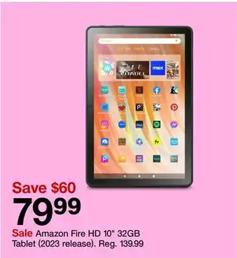 Target Amazon fire hd 10 32gb tablet offer