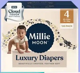 Target Millie moon 120-ct. luxury diapers offer