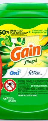 Target Gain flings 42-ct. laundry detergent pacs offer