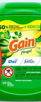 Target Gain flings 42-ct. laundry detergent pacs offer