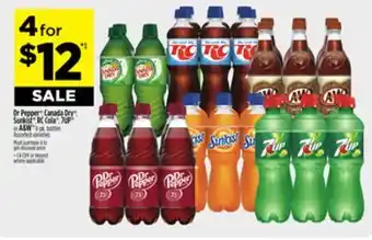 Dollar General Dr pepper , canada dry , sunkist , rc cola , 7up or a & w offer