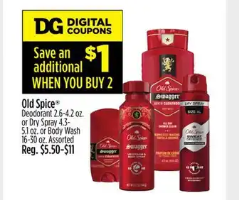 Dollar General Old spice offer