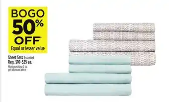 Dollar General Sheet sets offer