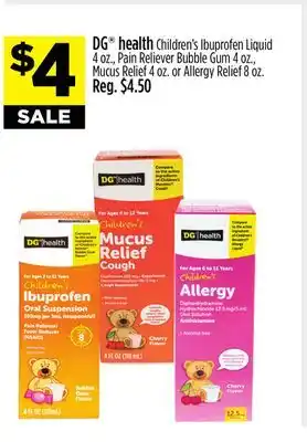 Dollar General Dg health offer
