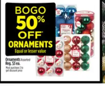 Dollar General Ornaments offer