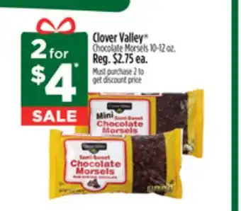 Dollar General Clover valley chocolate morsels offer