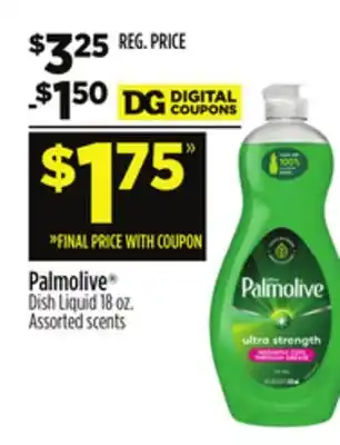 Dollar General Palmolive dish liquid offer