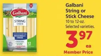 Safeway Galbani String or Stick Cheese offer