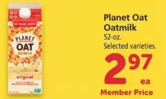 Safeway Planet Oat Oatmilk offer