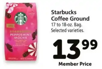 Safeway Starbucks Coffee Ground 17 to 18-oz. Bag. offer