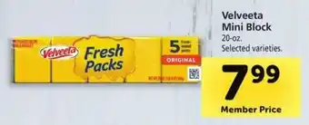 Safeway Velveeta Mini Block 20 oz offer
